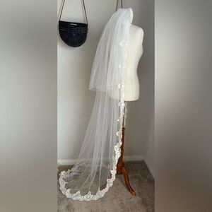 Vintage Lace Wedding Dress Veil